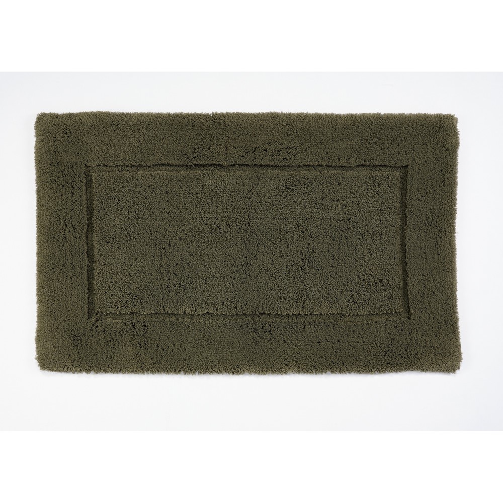 Luxury Must Bath Mat 275 by Abyss & Habidecor in Khaki Green